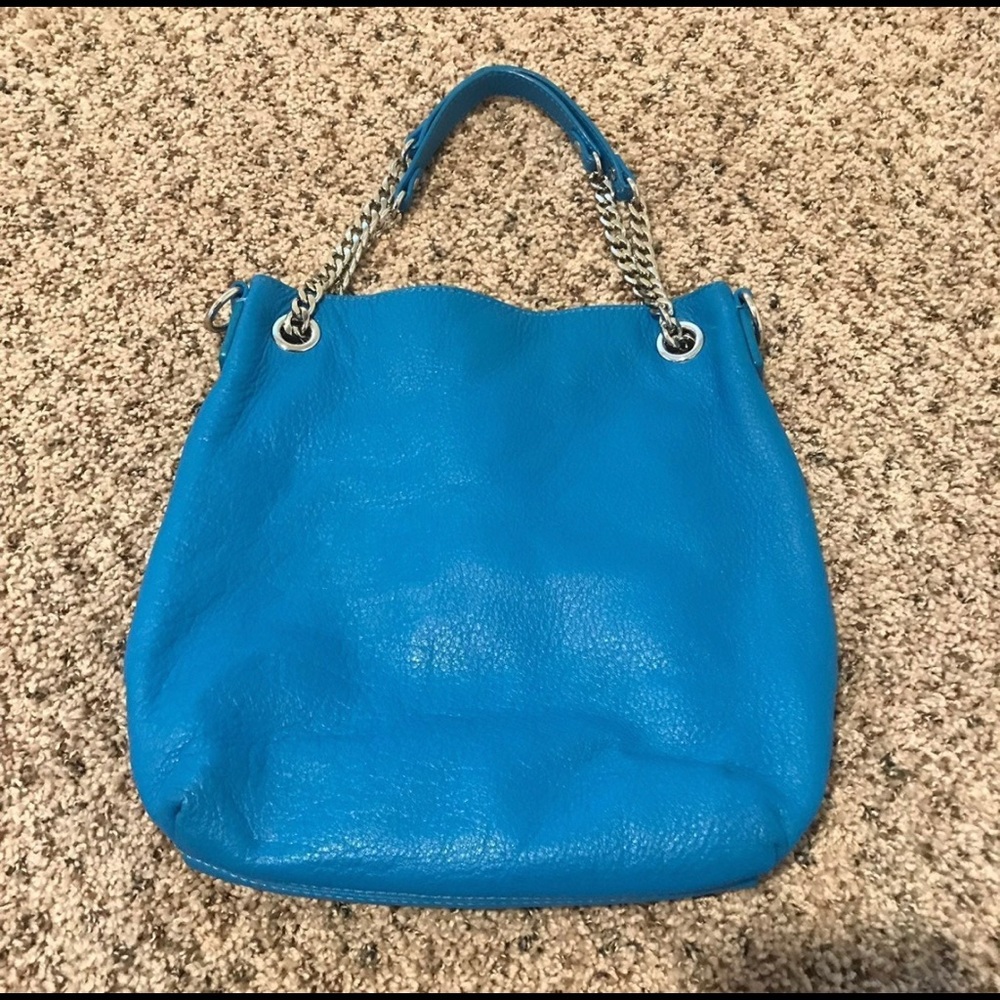 Michael Kors blue handbag